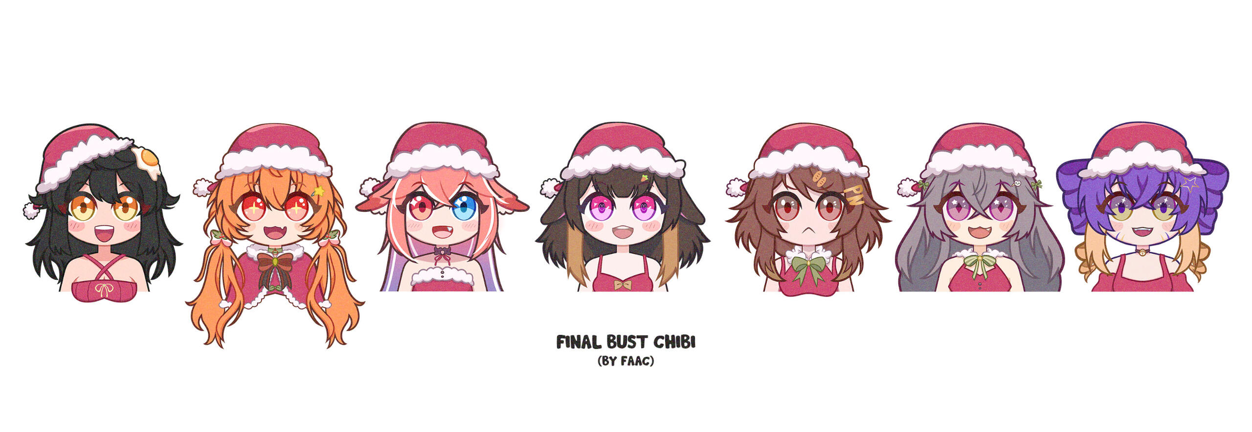 Final Bust Chibi Art
