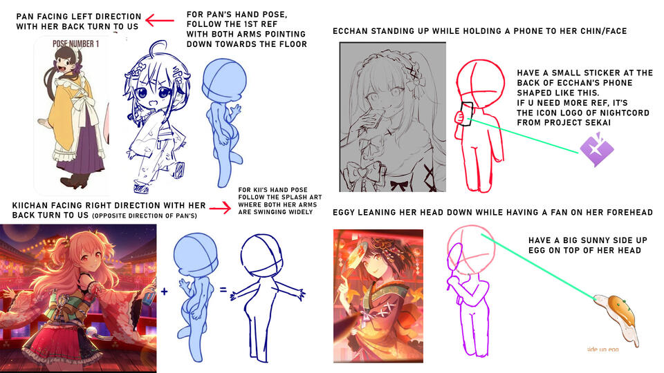 Chibi Pose Direction 1