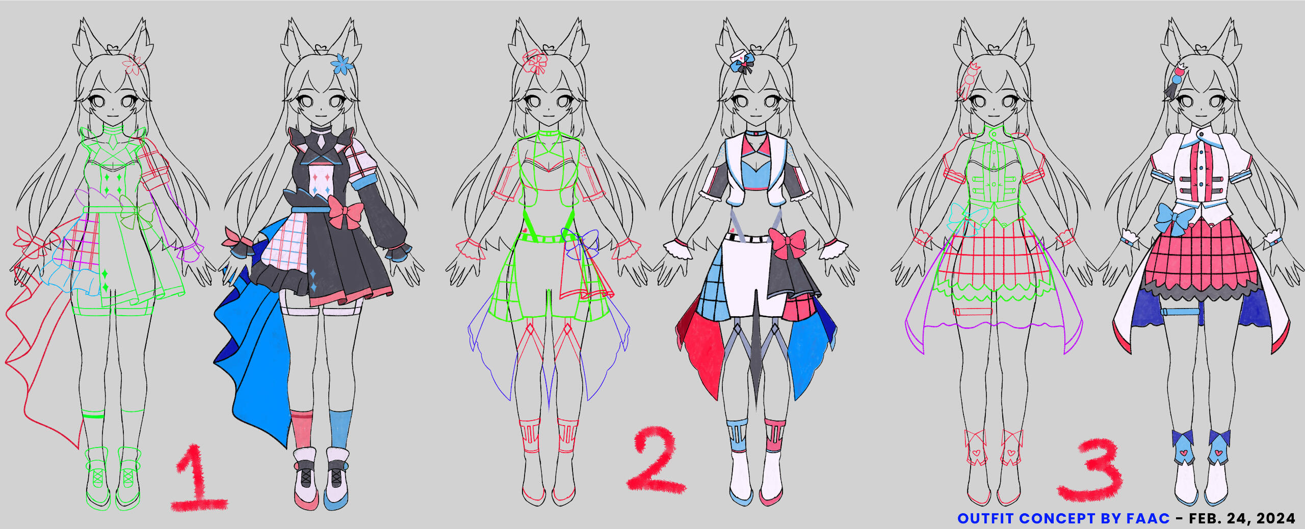 First Outfit Concept Art